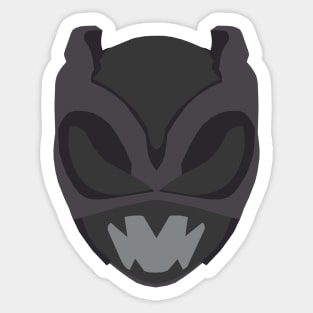 Psycho Black Sticker